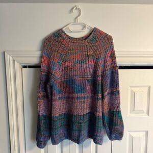 Ricki’s Multicolor Knit Sweater | Cotton Blend | Size M